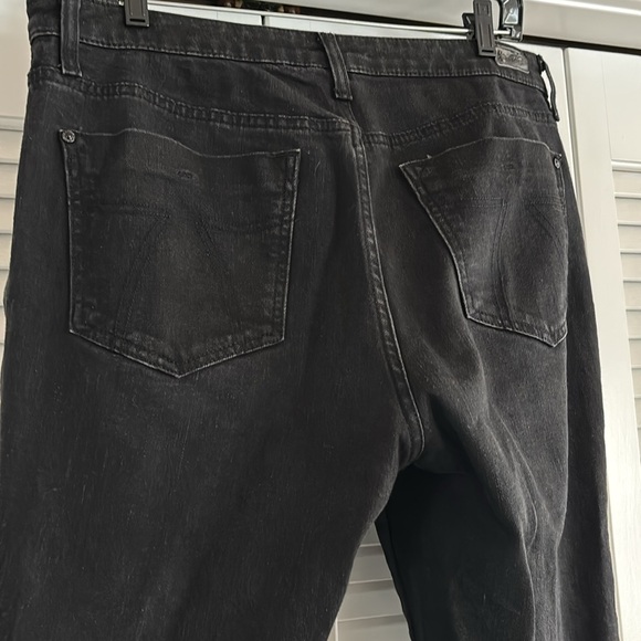 Seven 7 Black Bombshell High-Rise Boot Cut Jeans  Women’s Black Stretch Size 12 - Picture 4 of 12